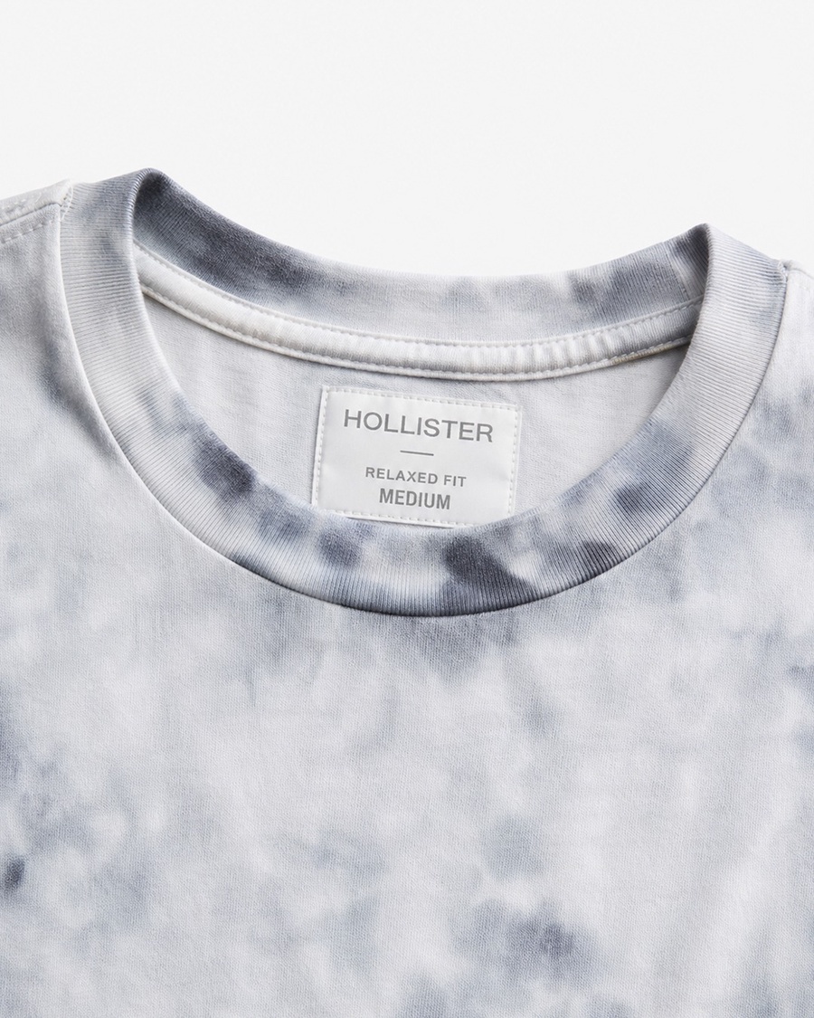Relaxed Cooling Hollister Badge Crew T-Shirt