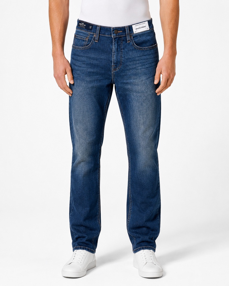 Hollister Athletic Straight Jeans