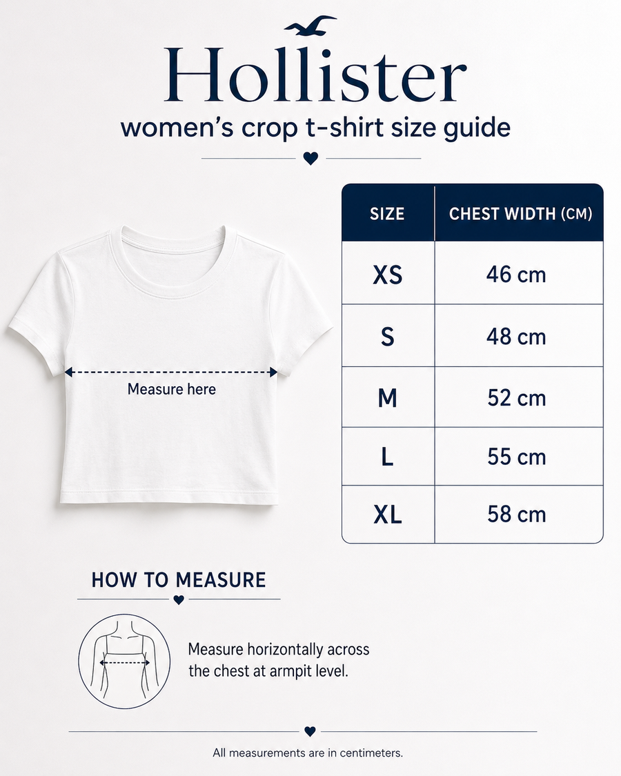 Hollister woman crop Tee