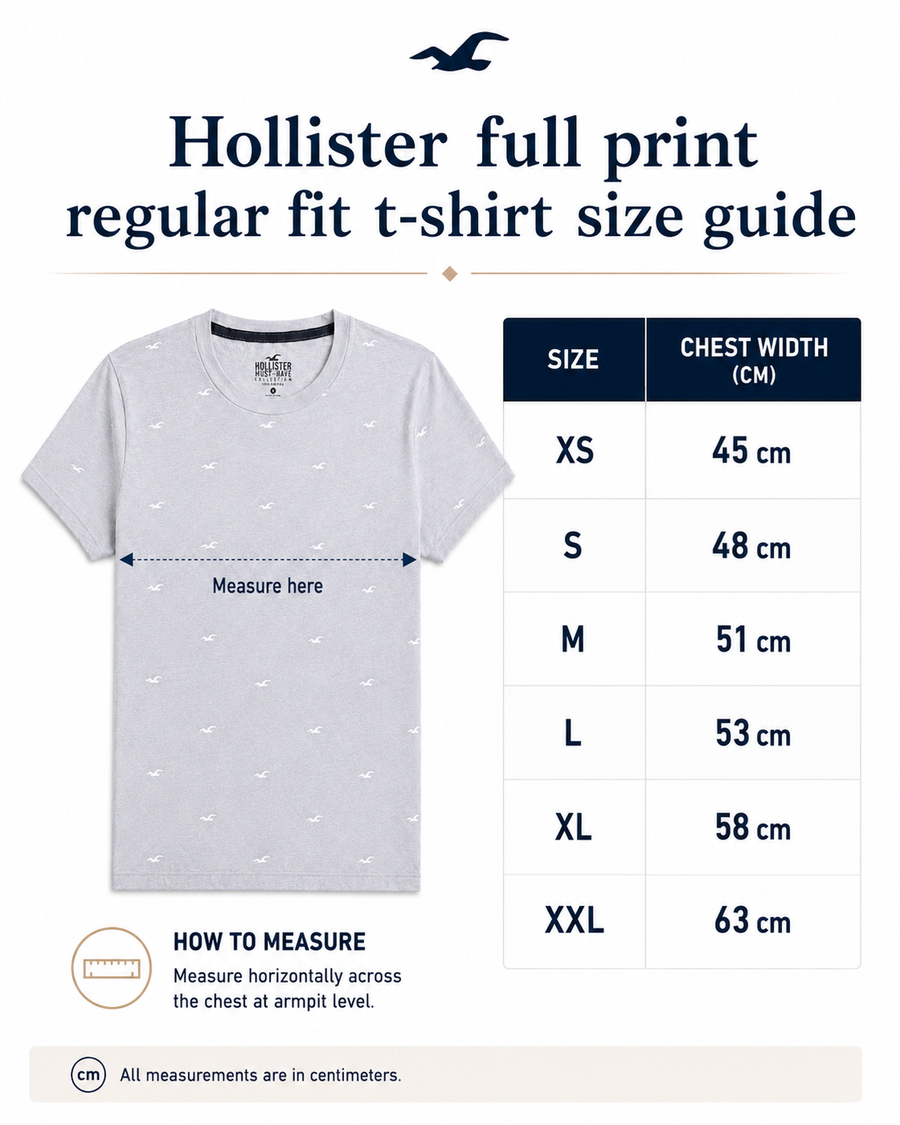 Regular fit Crew Hollister T-Shirt - Pack of 4