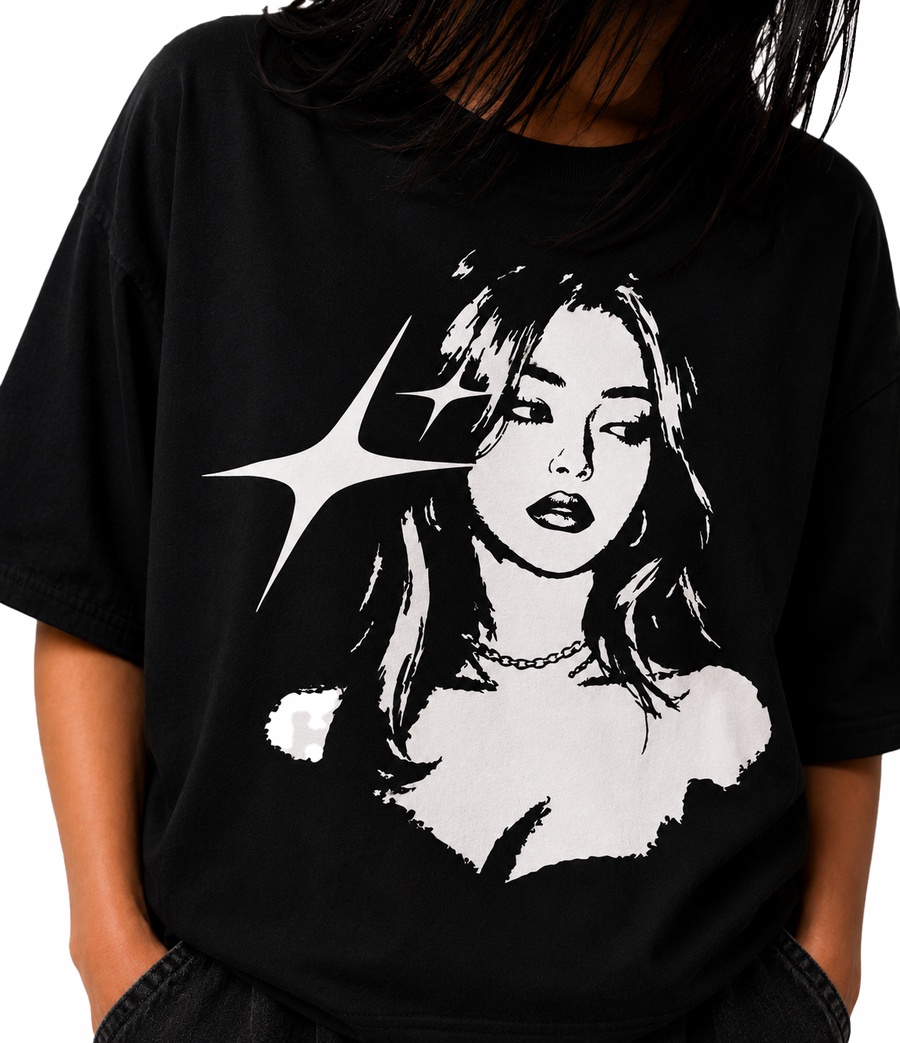 Noir Box-Fit T-Shirt