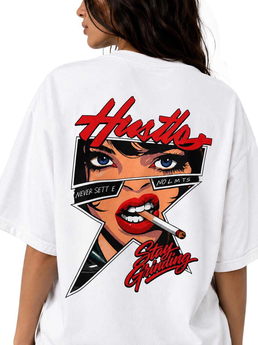 Hustle Oversized T-Shirt