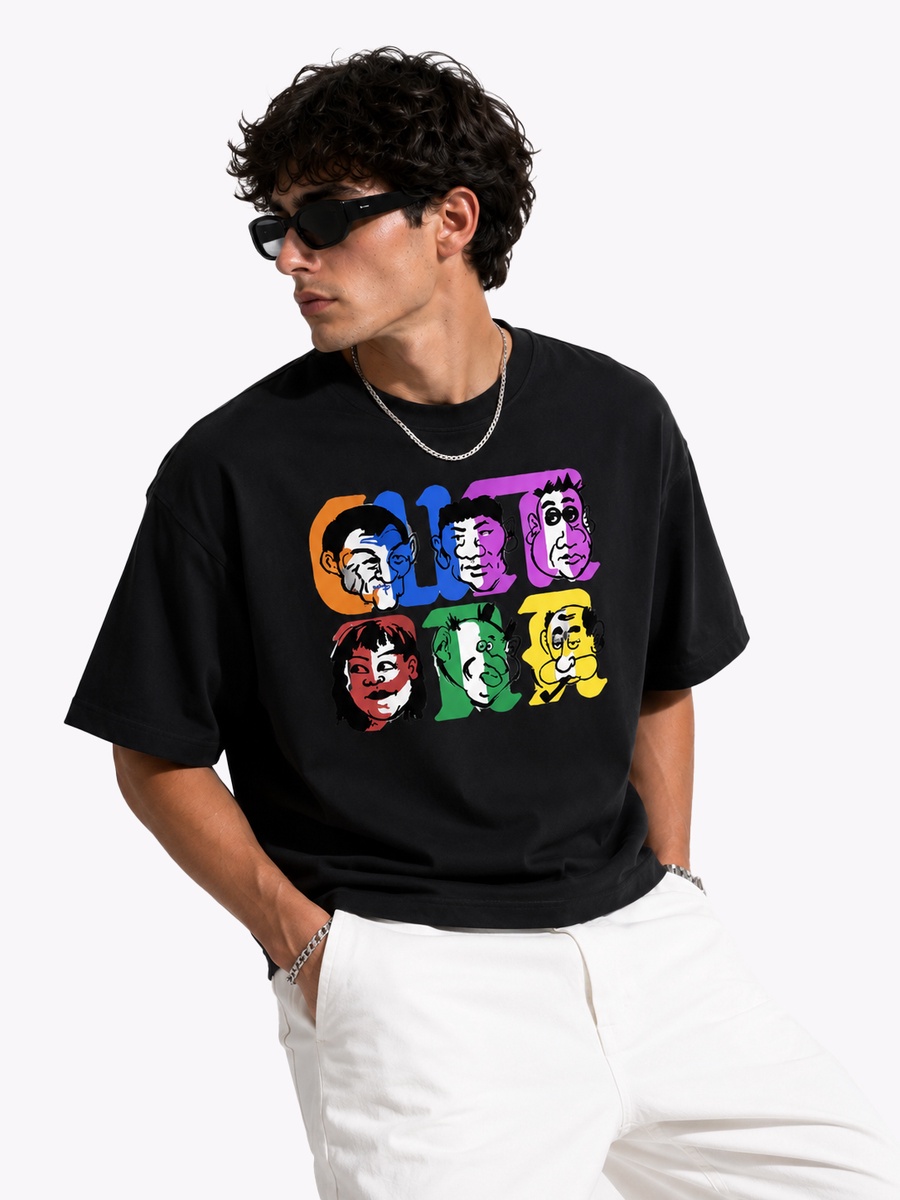 Faces Box Fit T-Shirt