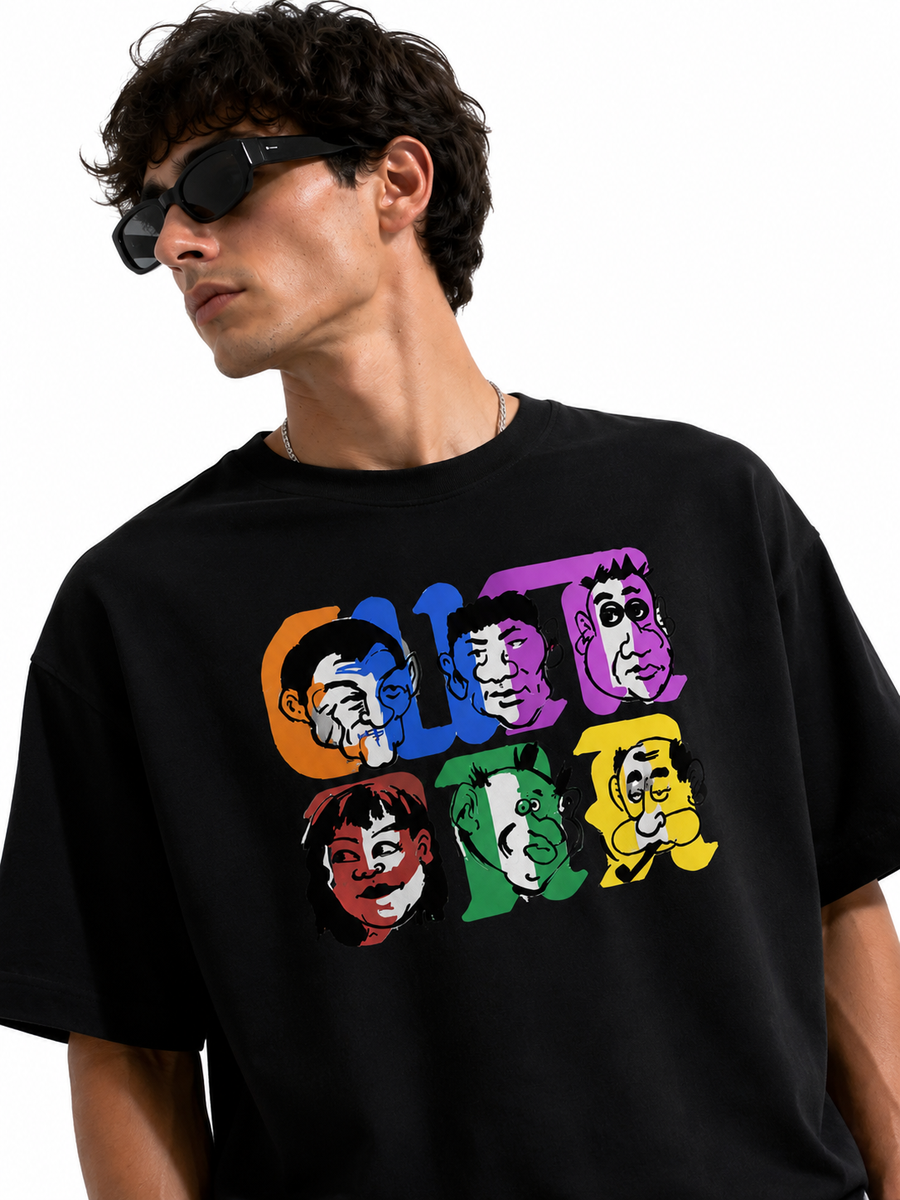 Faces Box Fit T-Shirt