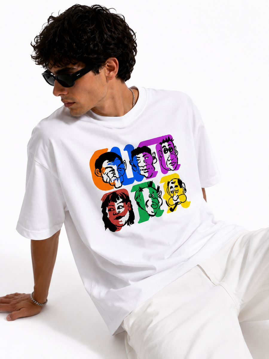 Faces Box Fit T-Shirt