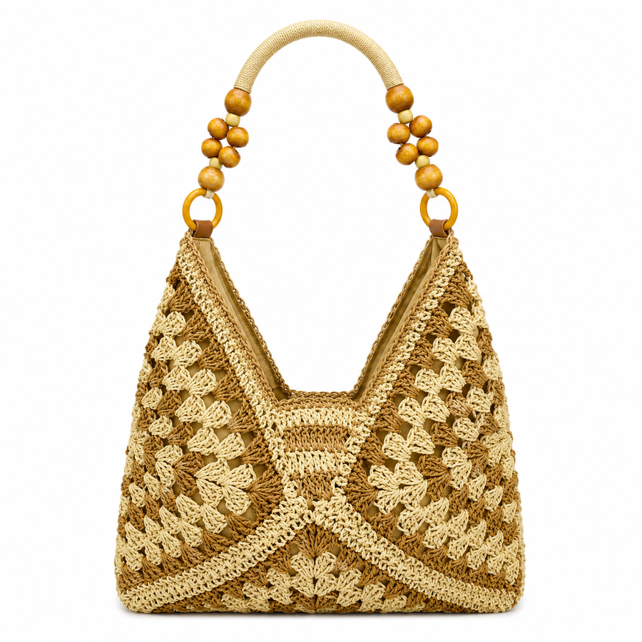 GEOMETRIC CROCHET BAG