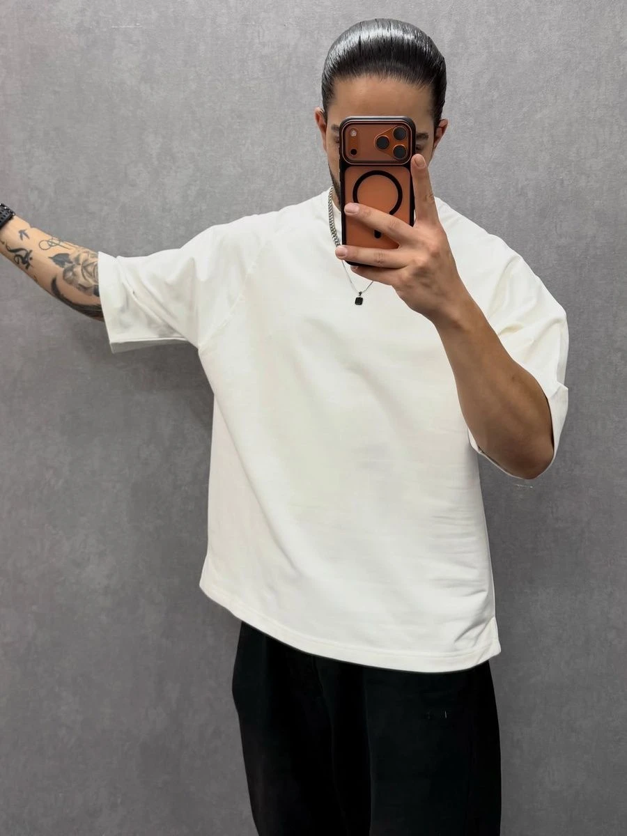 تيشرت أبيض سمر ميلتون مقاس XL