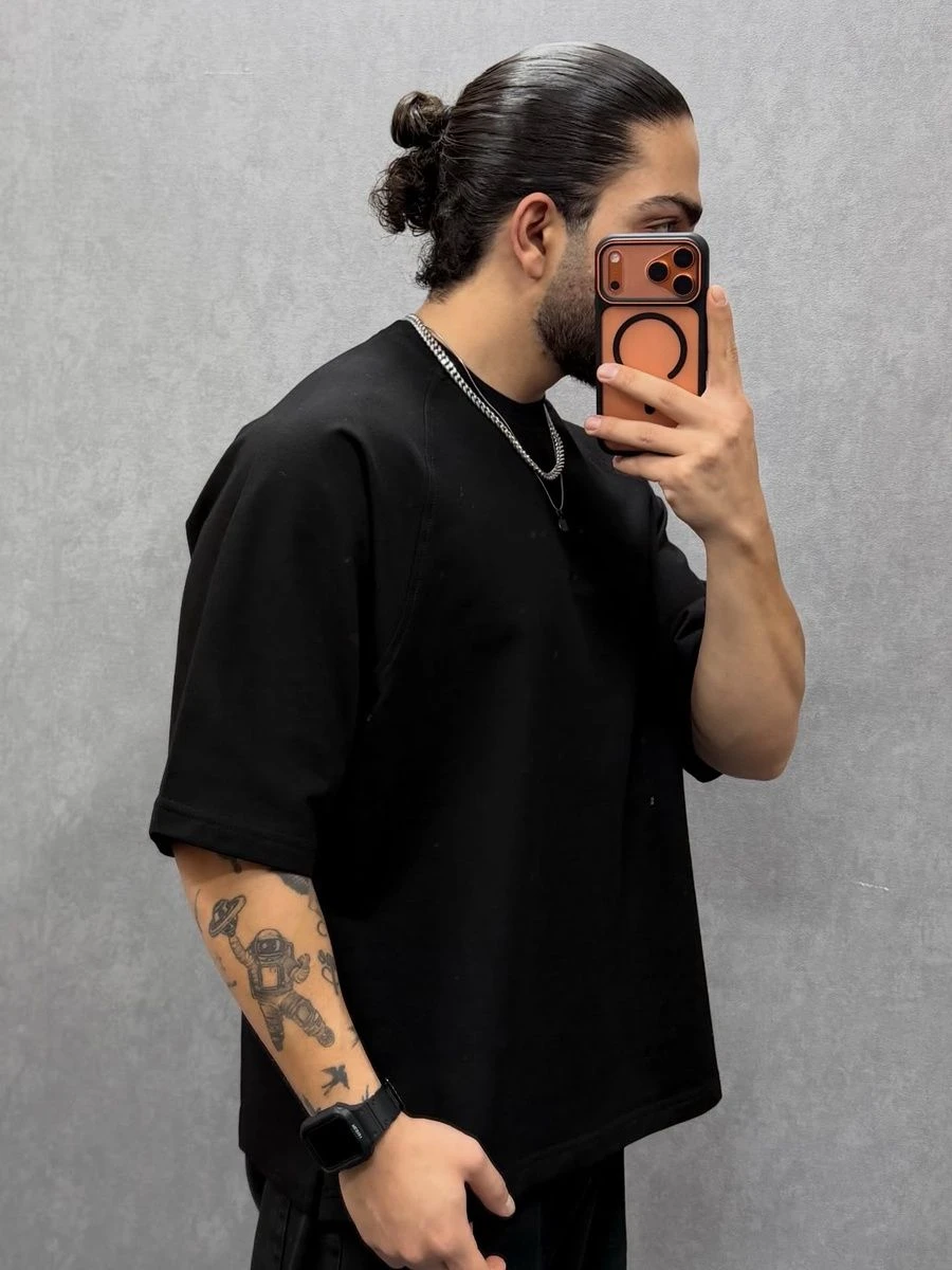 تيشرت أسود سمر ميلتون مقاس 2XL