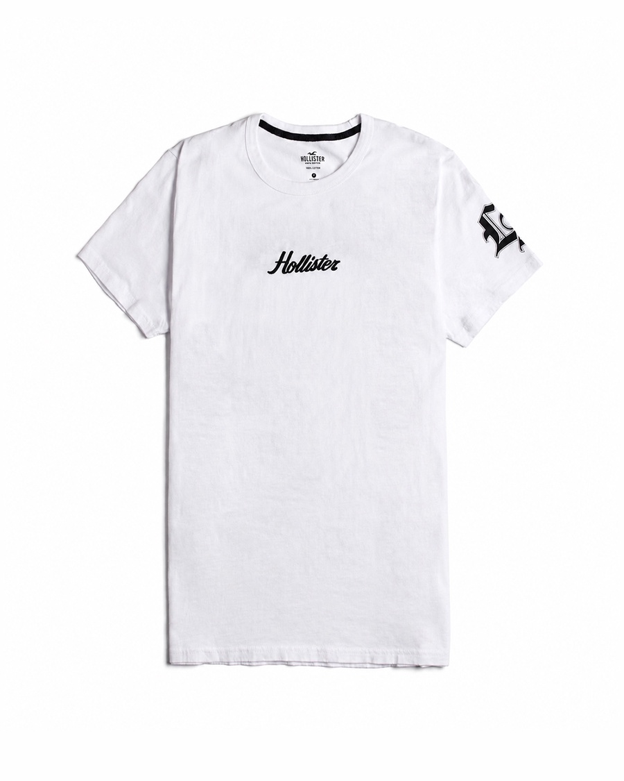 تيشيرت Hollister Graphic Cotton Crew | اوريجينال مستورد من أمريكا 🇺🇸