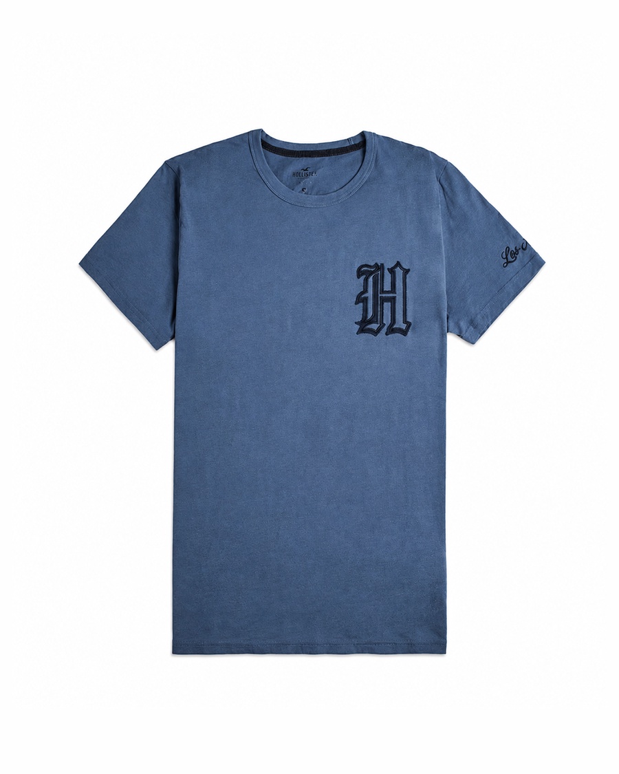تيشيرت Hollister Graphic Cotton Crew | اوريجينال مستورد من أمريكا 🇺🇸
