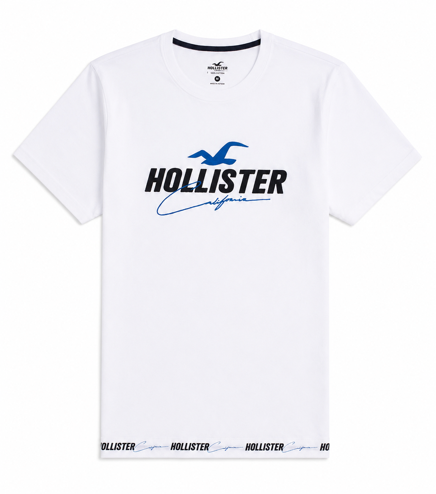 تيشيرت Hollister Graphic Cotton Crew | اوريجينال مستورد من أمريكا 🇺🇸