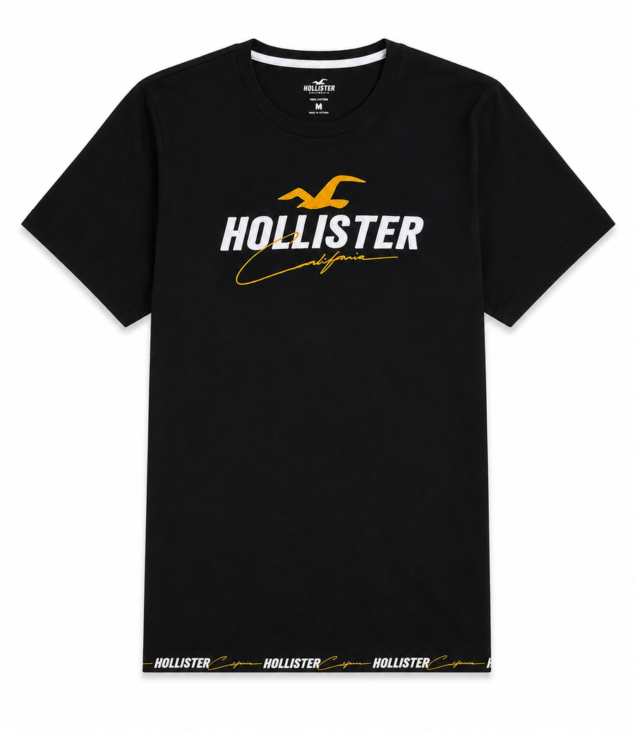 تيشيرت Hollister Graphic Cotton Crew | اوريجينال مستورد من أمريكا 🇺🇸