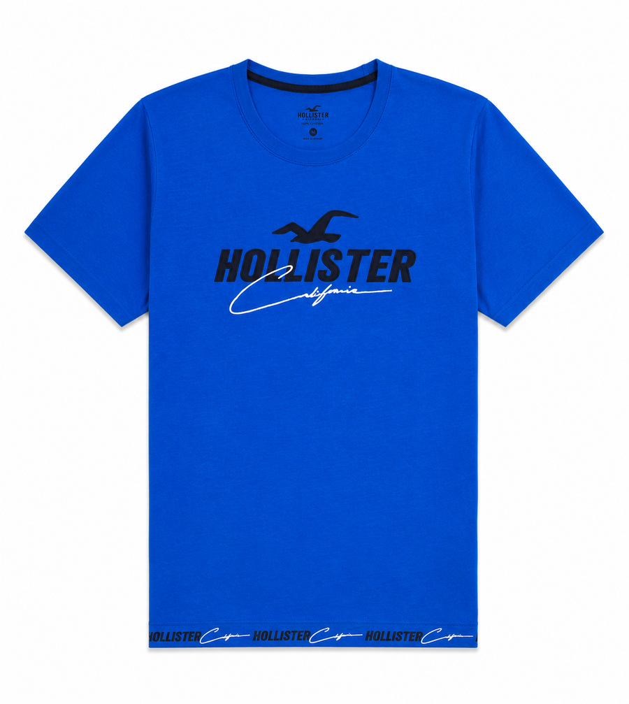 تيشيرت Hollister Graphic Cotton Crew | اوريجينال مستورد من أمريكا 🇺🇸