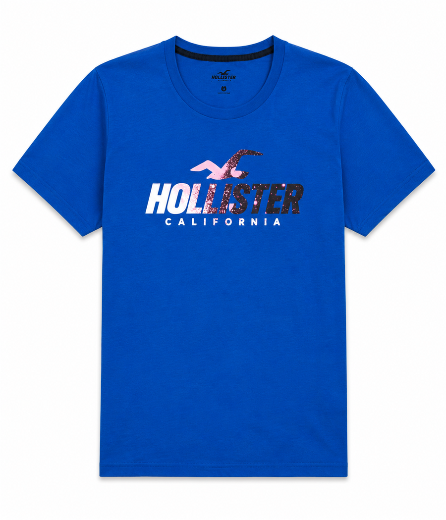 تيشيرت Hollister Graphic Cotton Crew | اوريجينال مستورد من أمريكا 🇺🇸