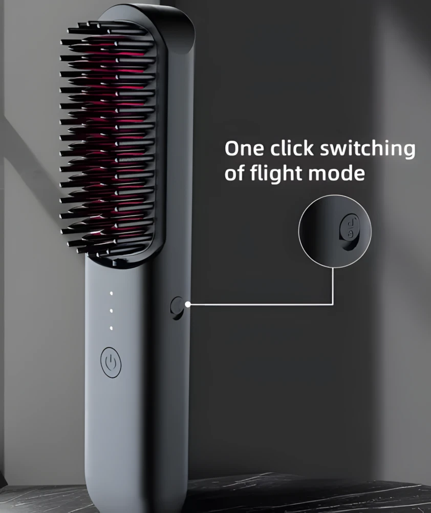 Wireless hair straighter