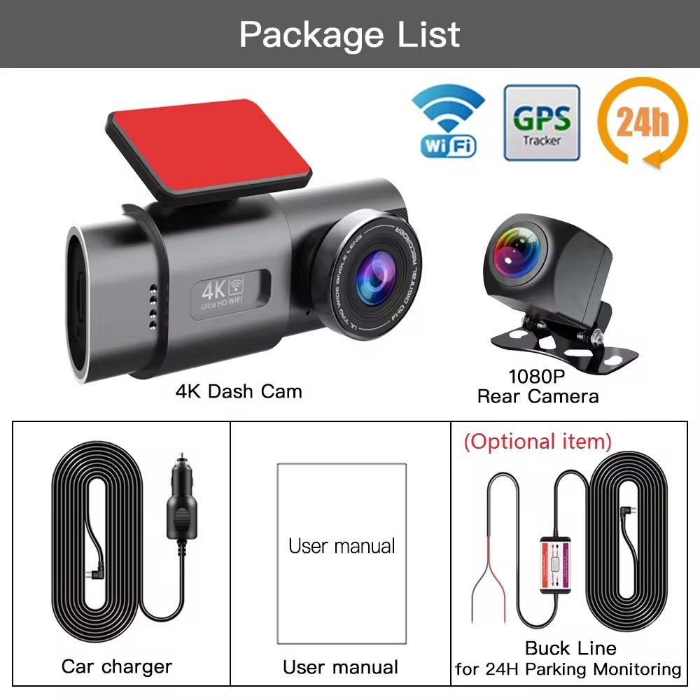 Car 4K Smart Dash Cam-KDASH