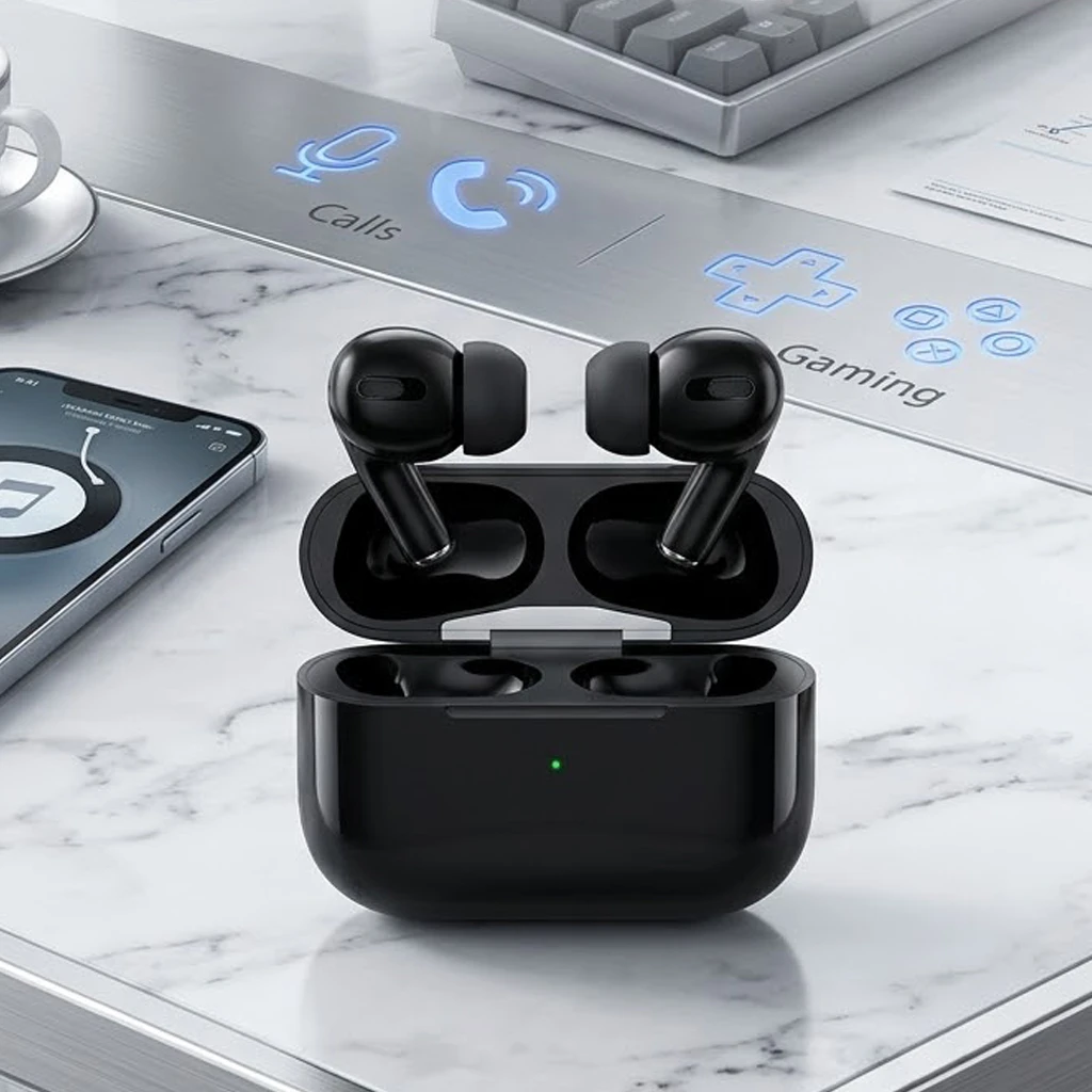 سماعة AirPods Pro Sim لون أسود