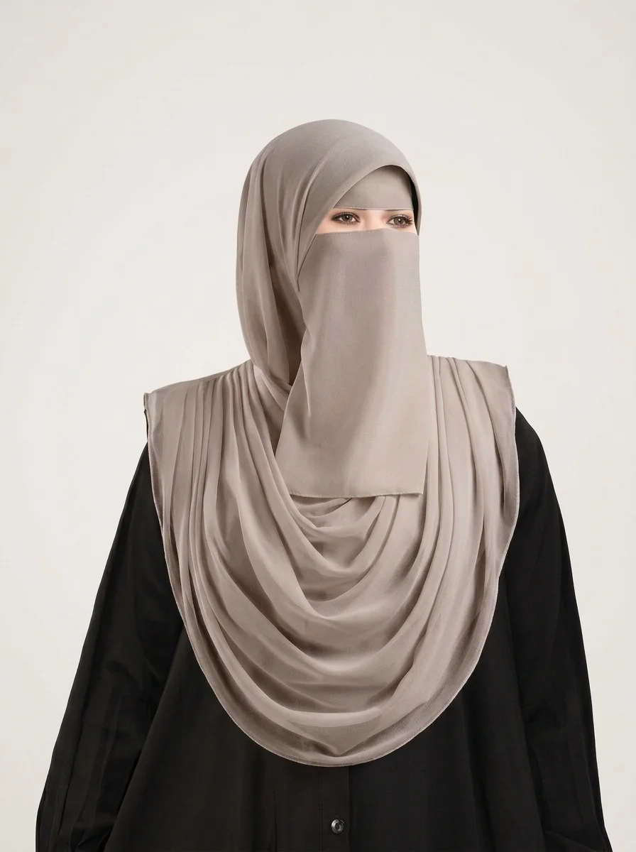 حرمله شيفون كريب - طقم ثلاث قطع