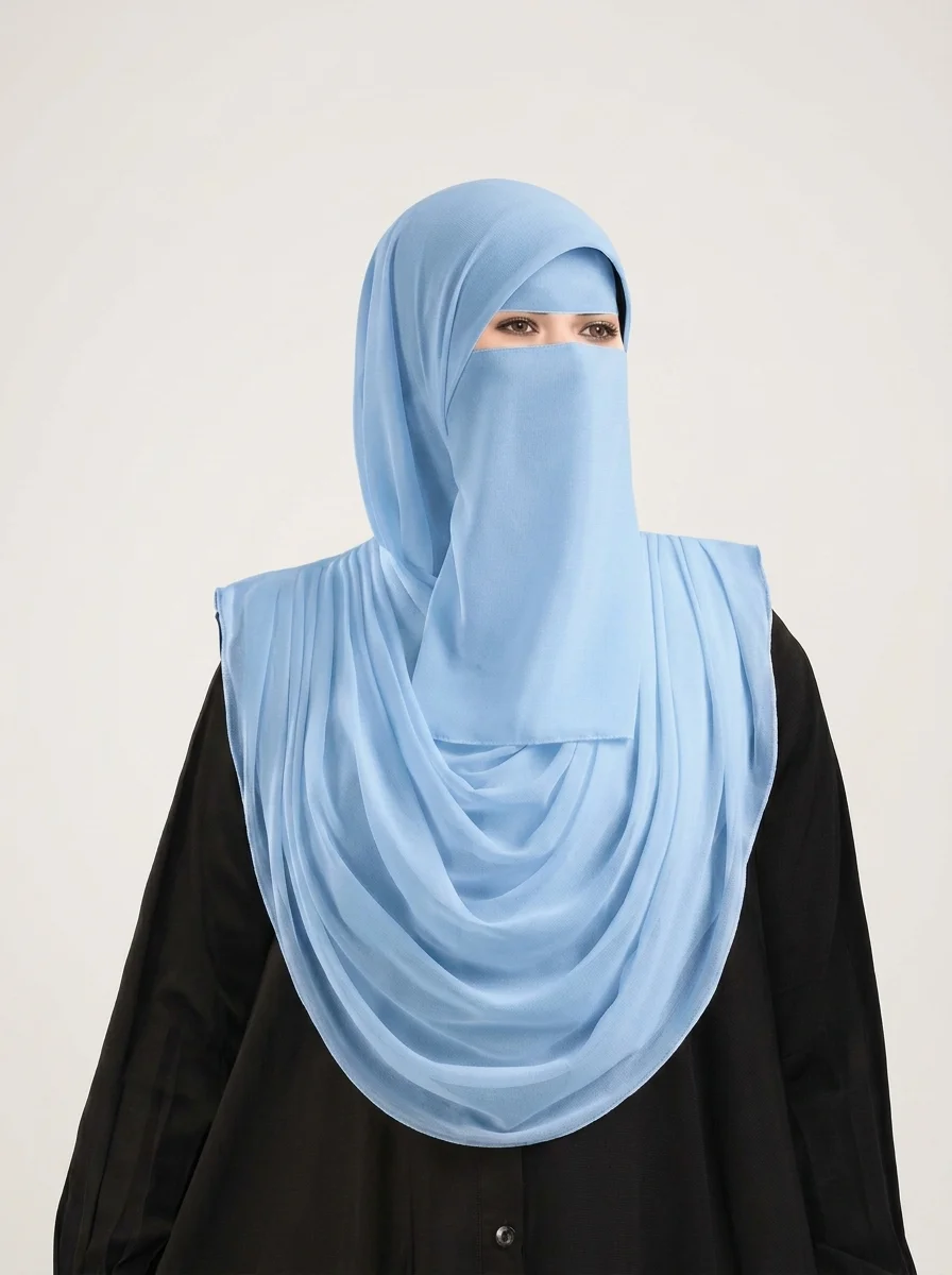 حرمله شيفون كريب - طقم ثلاث قطع