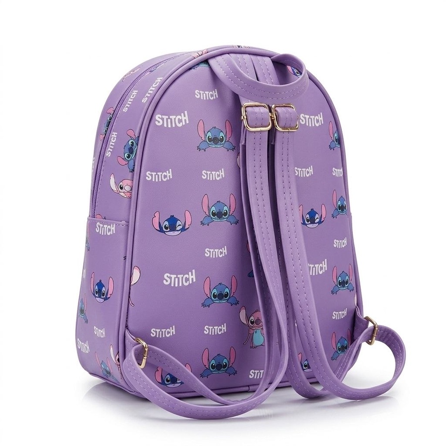 شنطة ظهر أطفال (Backpack) بتصميم ستيتش وأنجل - خامة جلد مميزة | Demand & Beyond