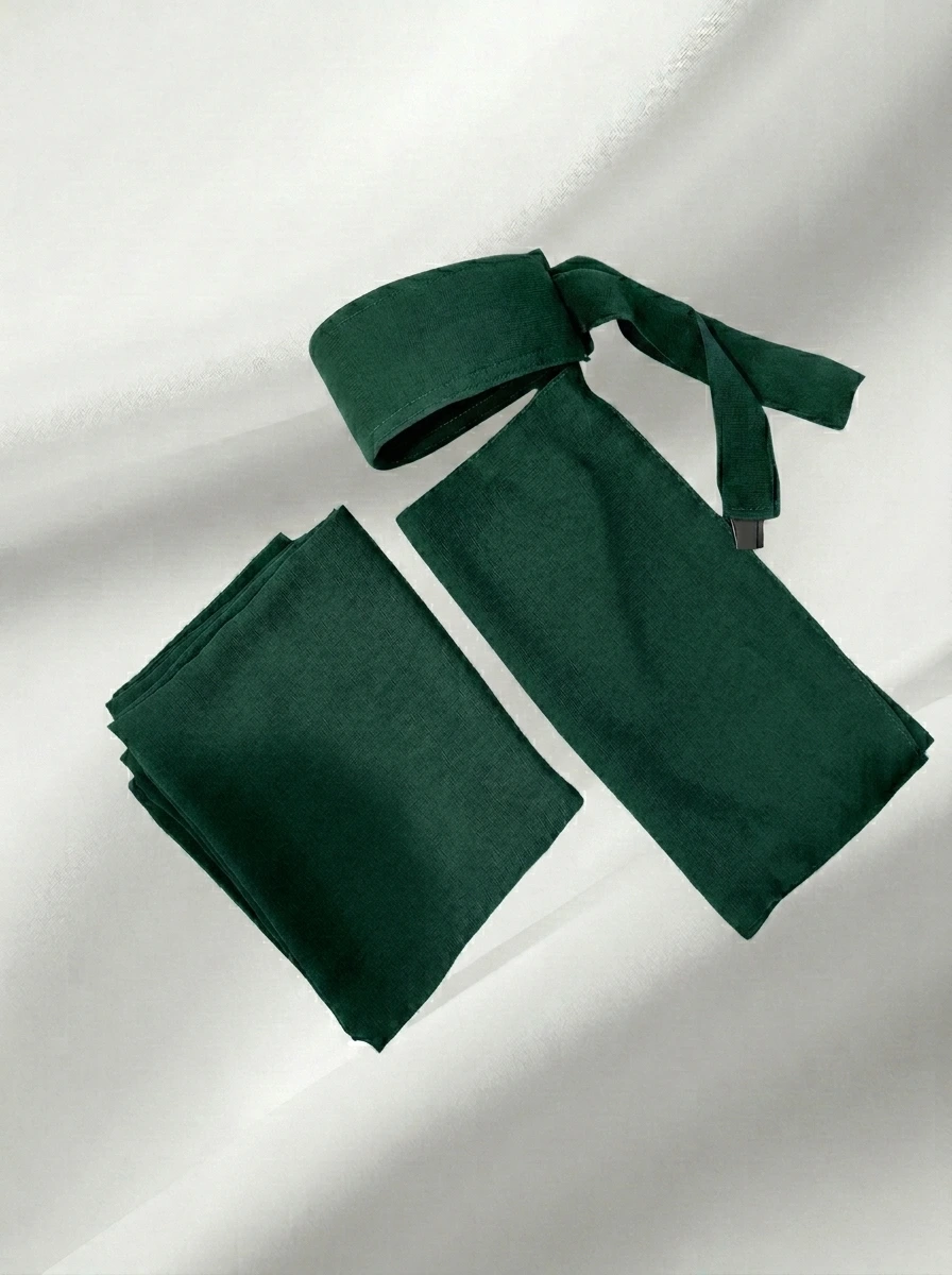 طقم قطعتين (طرحة و نقاب مقوى طبي)