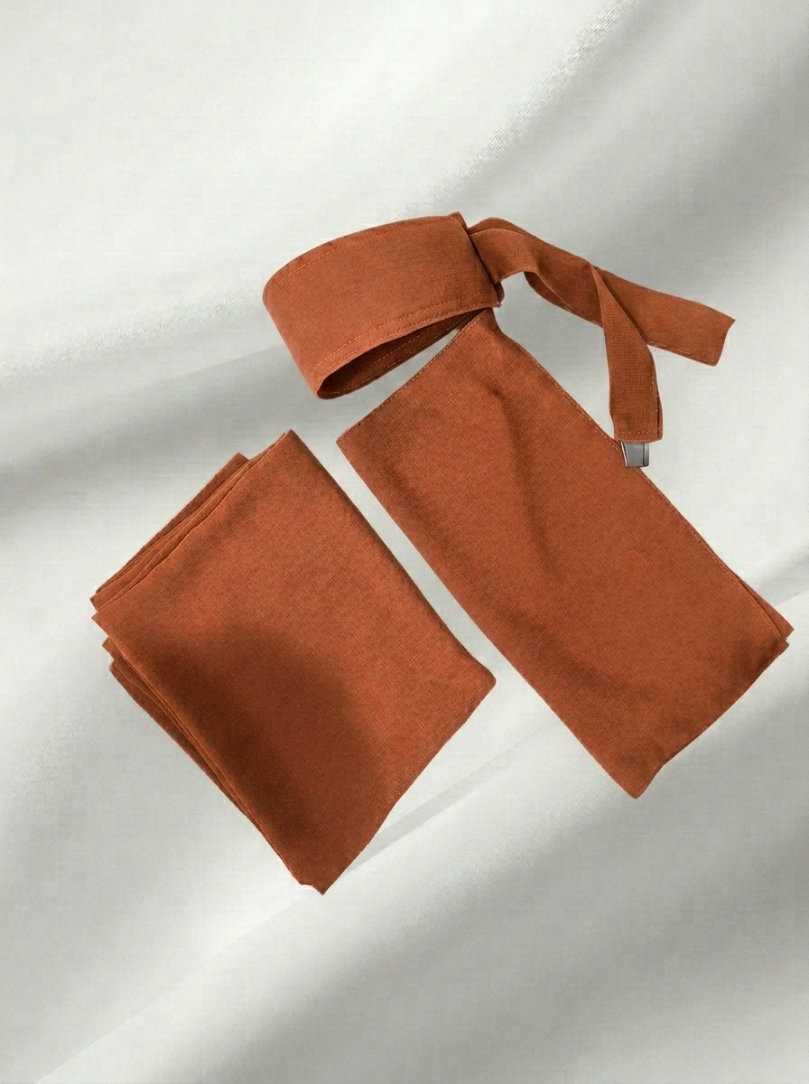طقم قطعتين (طرحة و نقاب مقوى طبي)