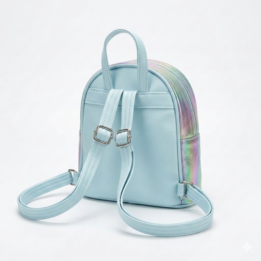 شنطة ظهر (Backpack) أطفال بناتي جلد لامع بتصميم 