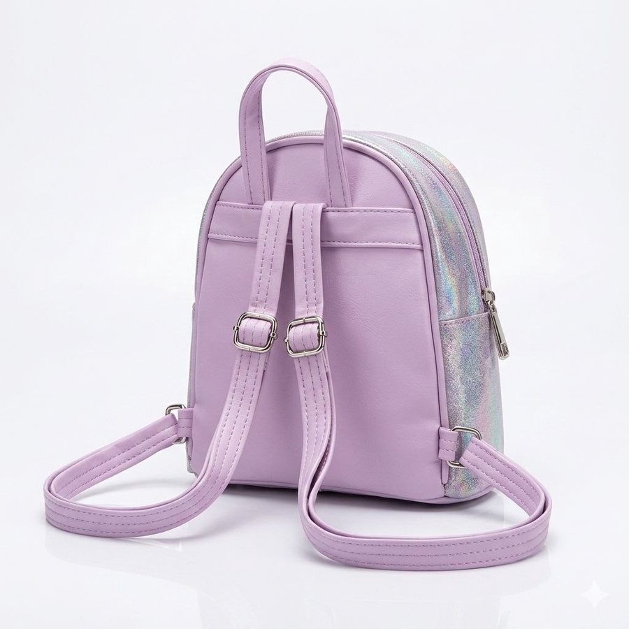 شنطة ظهر (Backpack) أطفال بناتي جلد لامع بتصميم 