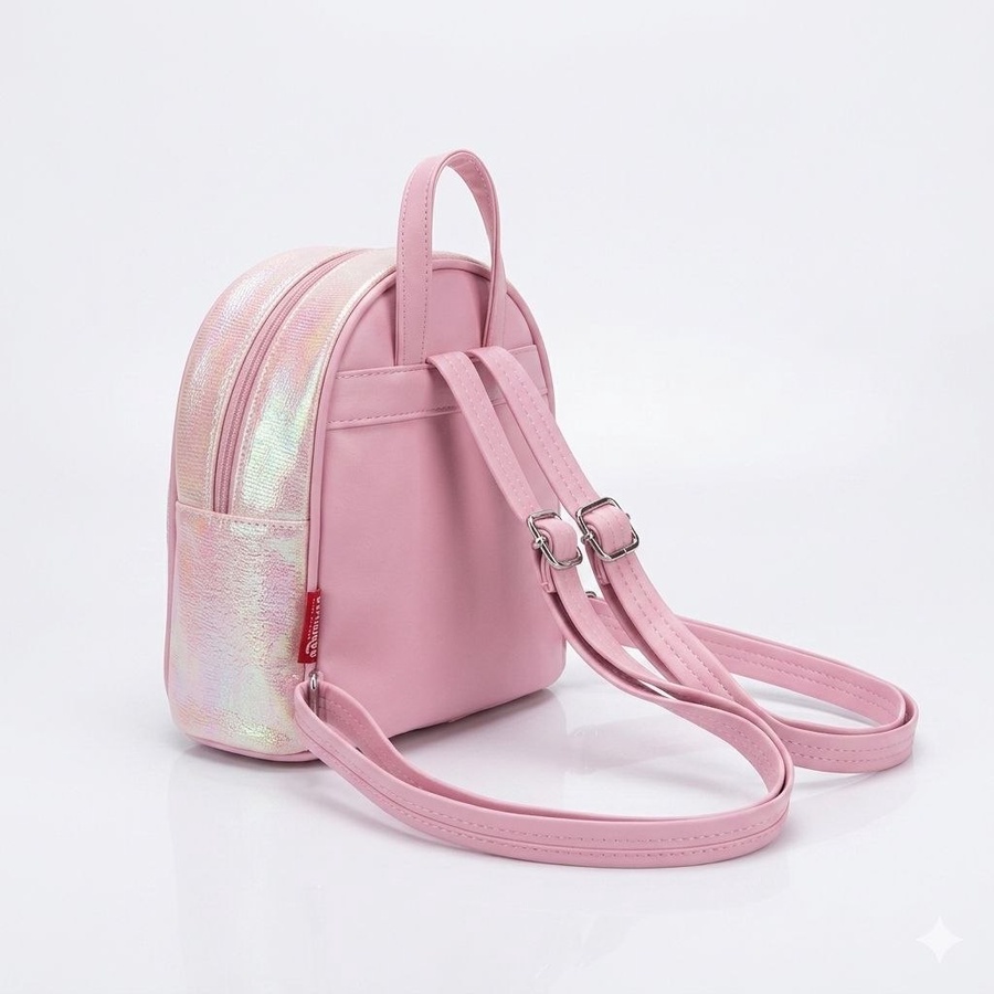 شنطة ظهر (Backpack) أطفال بناتي لامعة بتصميم 