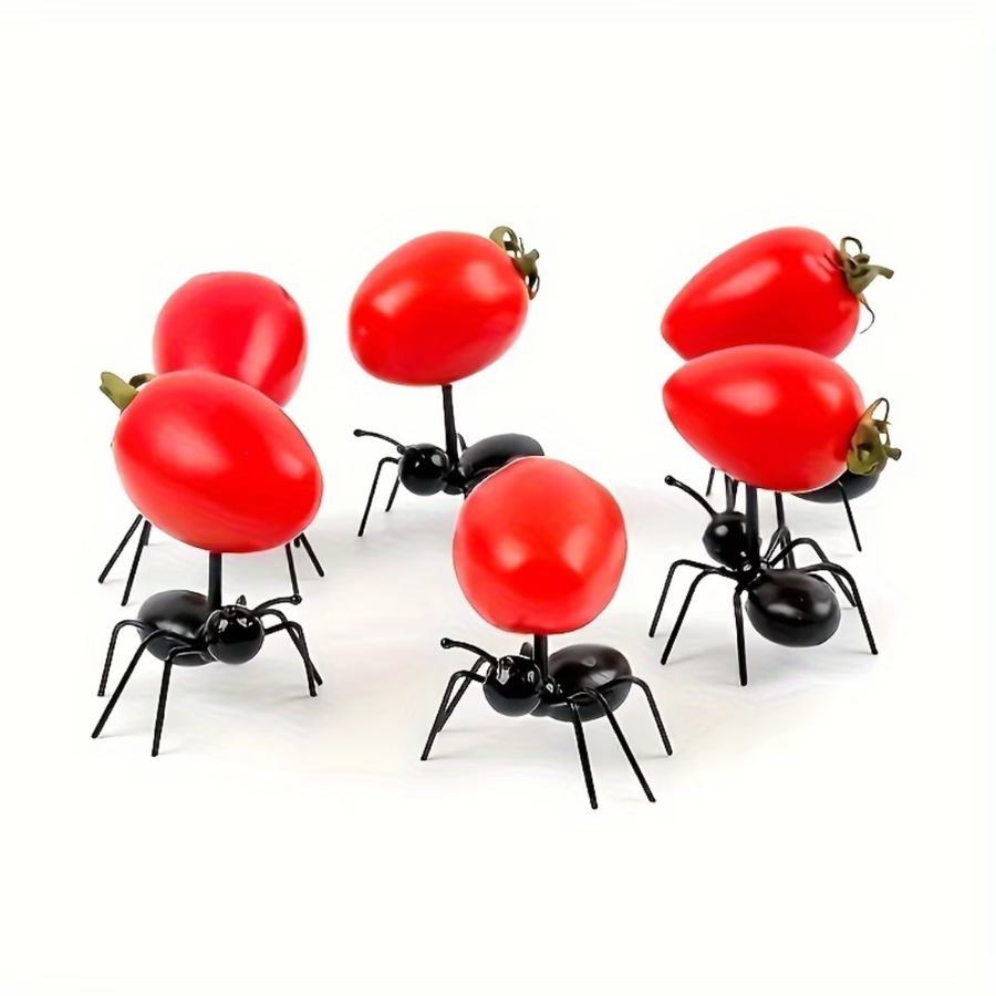 2 Pcs Ant-Shaped Reusable Fruit and Dessert Forks