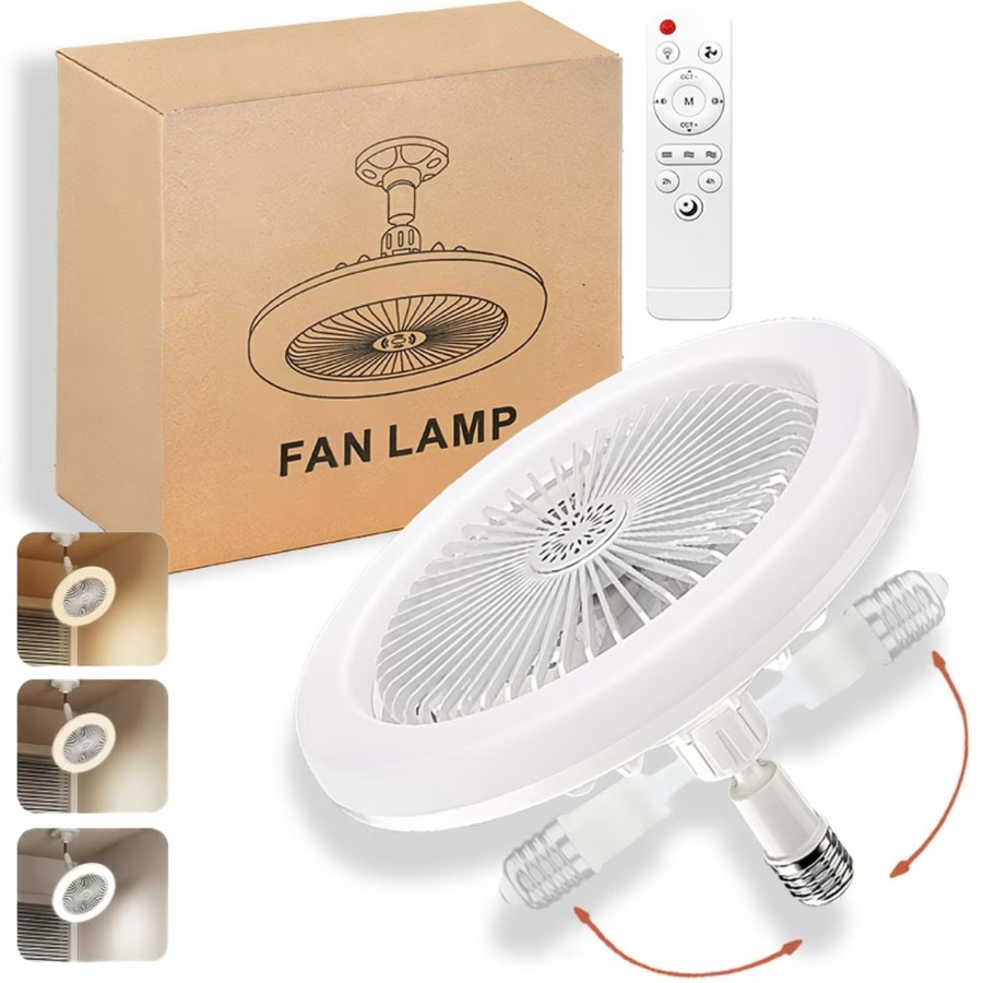 Ceiling Fan With Light and Remote Control