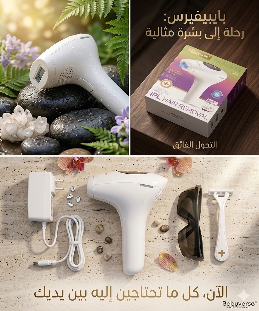 جهاز إزالة الشعر بالليزر المنزلي Babyverse PROFESSIONAL SE6