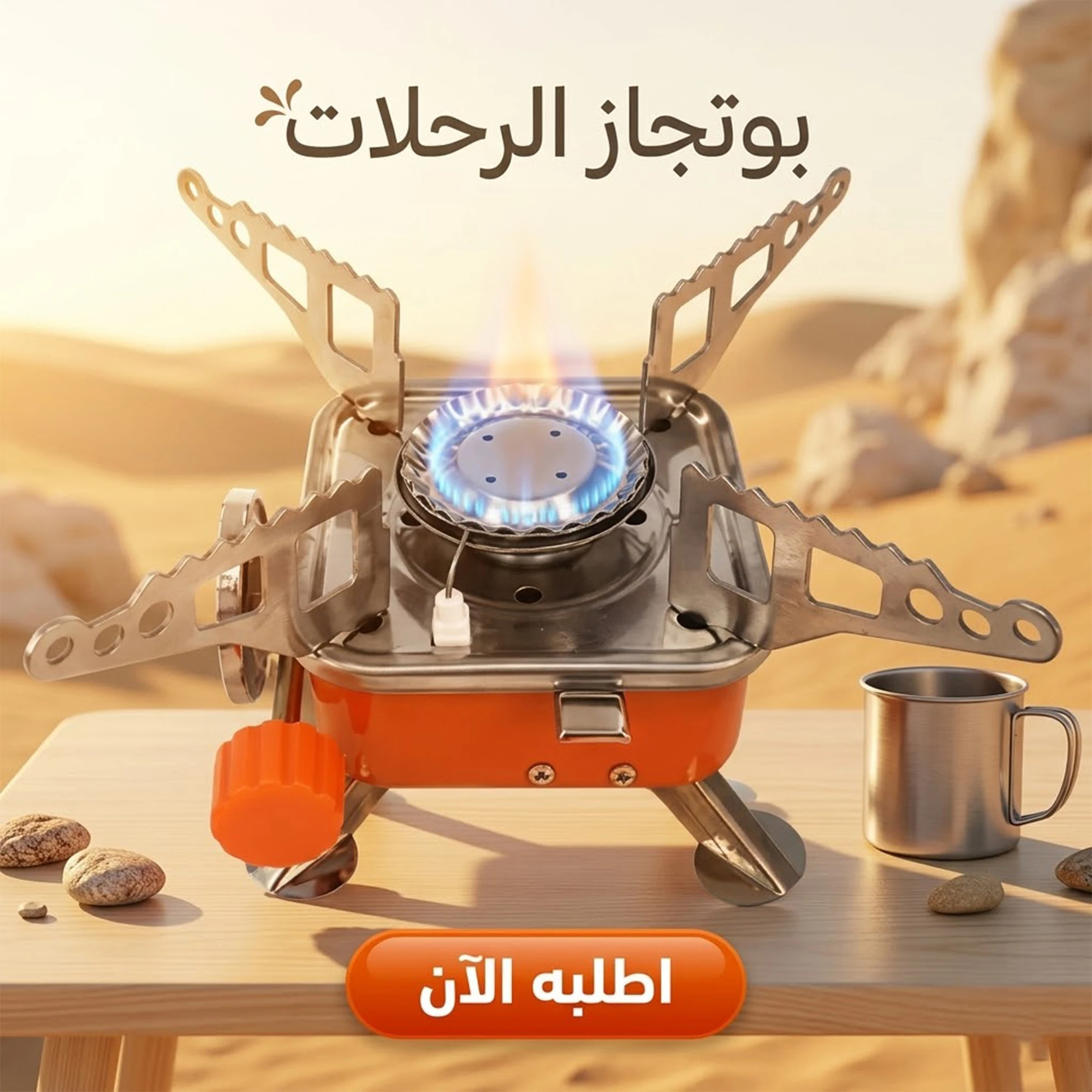 بوتجاز رحلات محمول قابل للطي