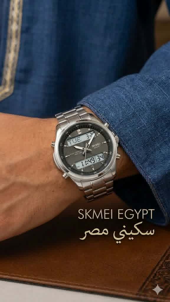 ساعة SKMEI 2049: تصميم عصري انيق تلتقي بالدقة الرقمية مع عقارب من |سكمي مصر - skmei misr
