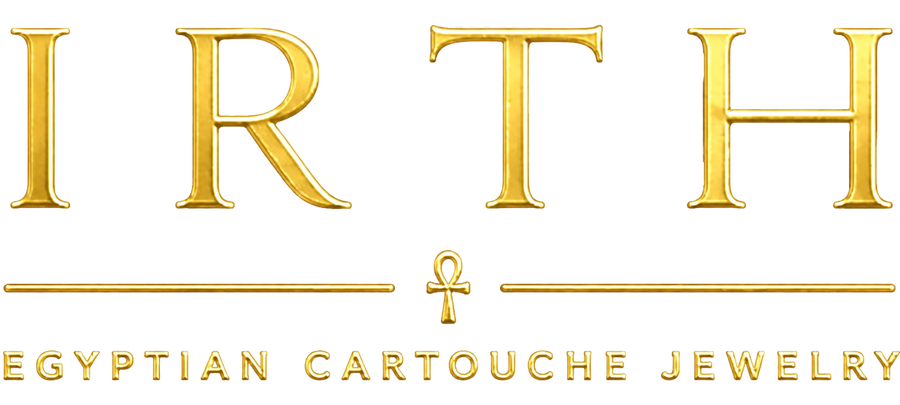 خرطوشة فرعونية هيروغليفية مخصصة بالاسم | IRTH Egyptian Cartouche Jewelry
