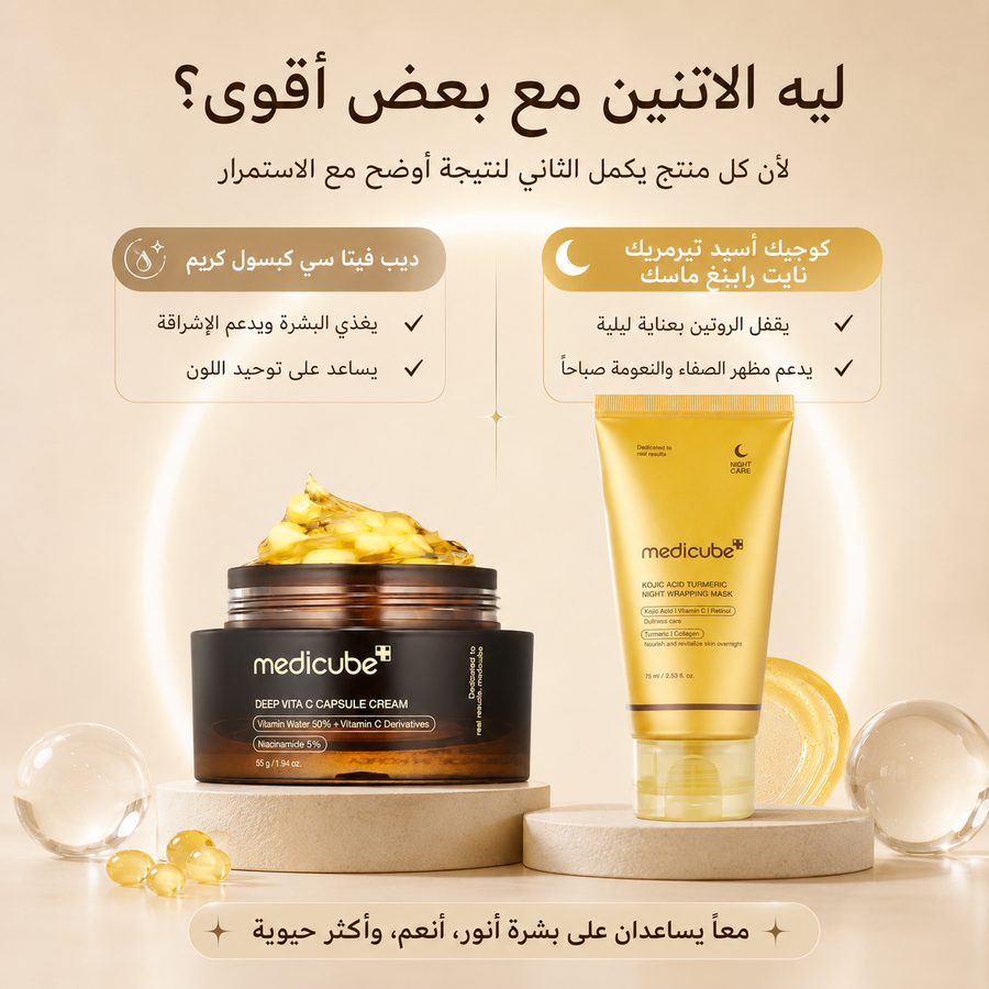 Medicube Night Brightening Glow Routine