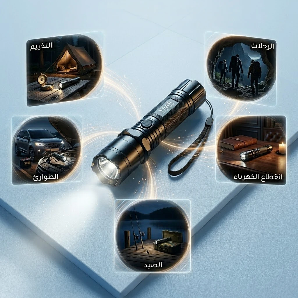 كشاف Year Ultra Light قابل للشحن