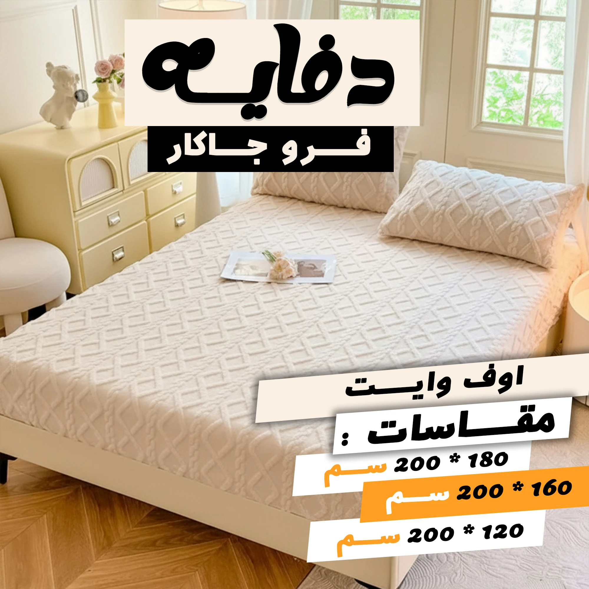 دفايه فرو جاكار مع 2 كيس خداديه