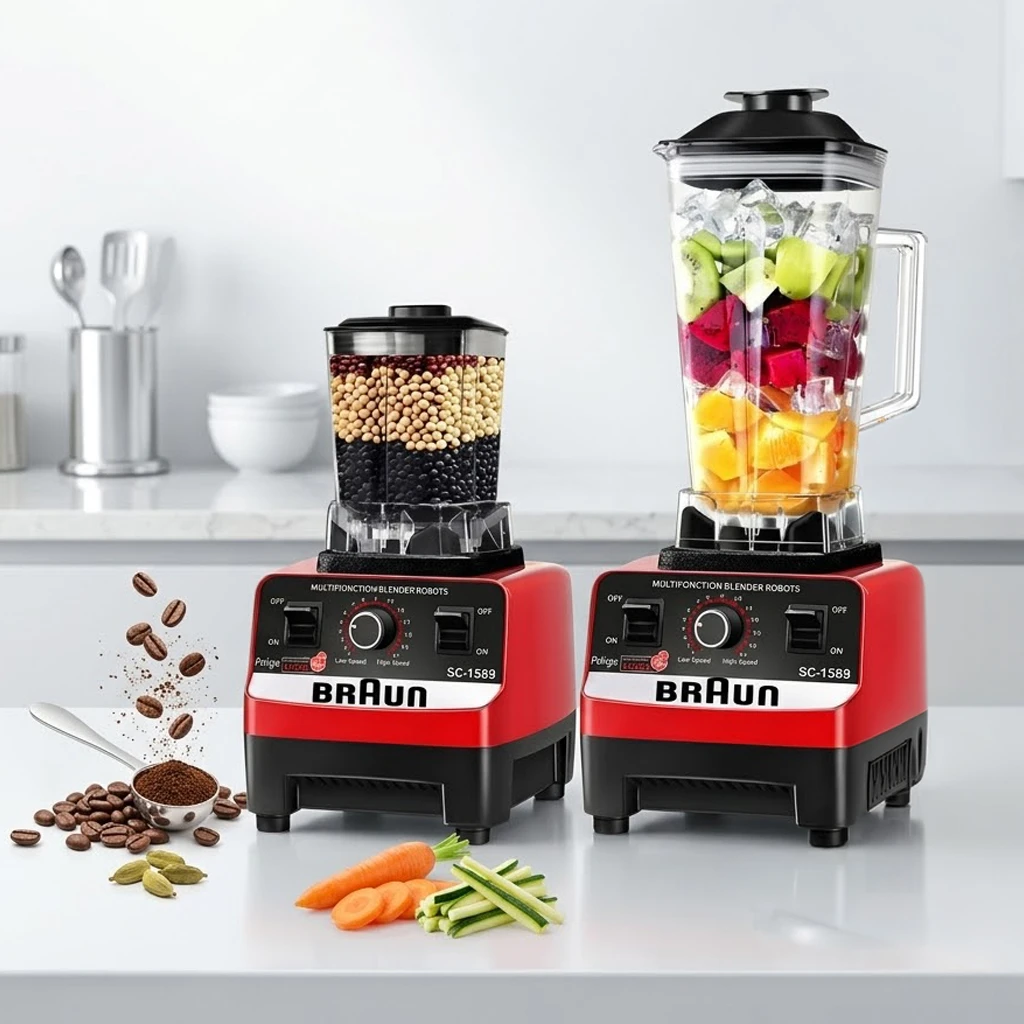 خلاط + مطحنه 10000 وات BRAUN