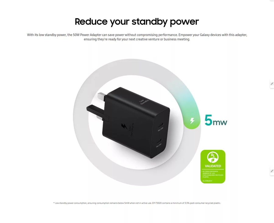 Samsung 50W Power Adapter Duo product thumbnail 4