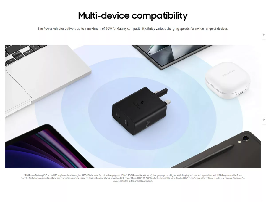 Samsung 50W Power Adapter Duo product thumbnail 3