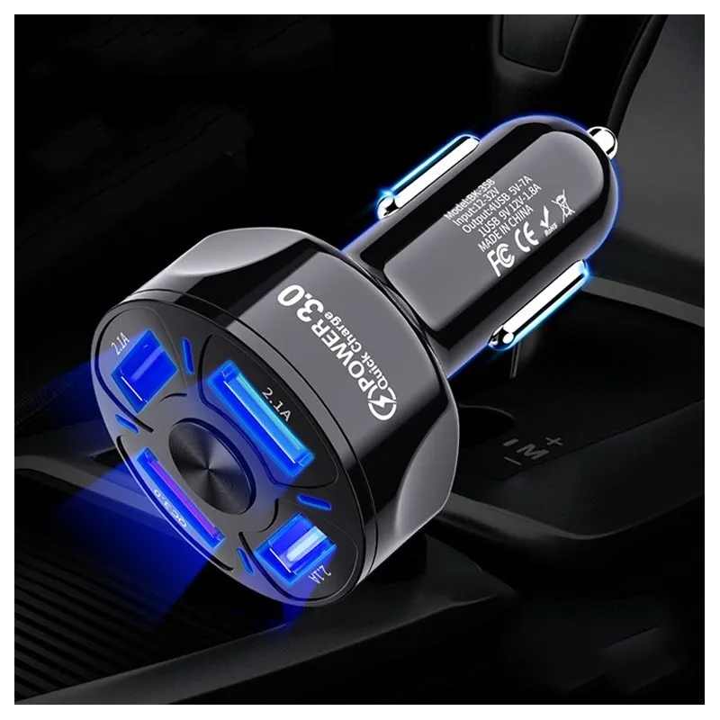 QC3.0 Fast Car Charger 4 x USB product thumbnail 3