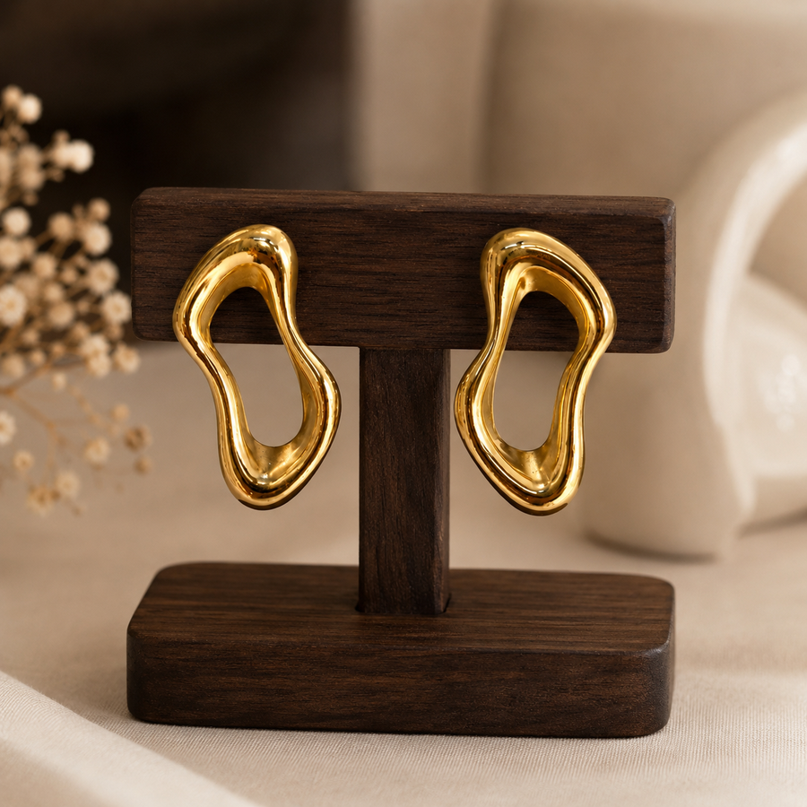 Hollow Hoop Earrings
