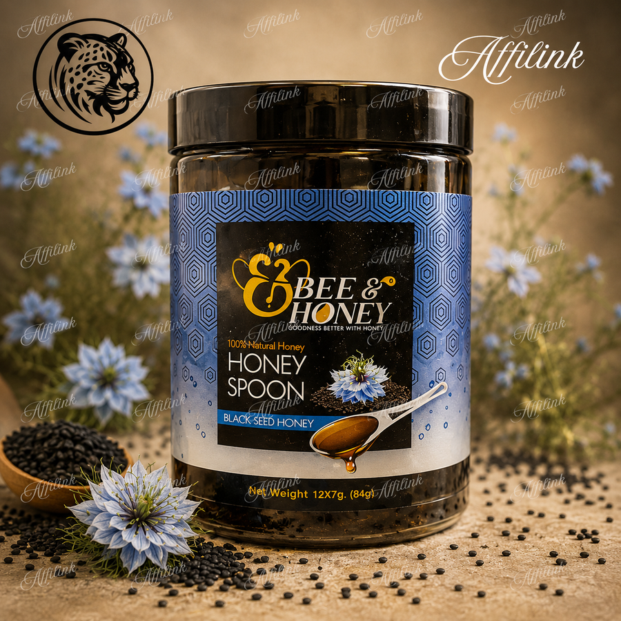 عسل الحبة السوداء Bee & Honey – مزيج طبيعي بنكهة غنية وجودة مميزة