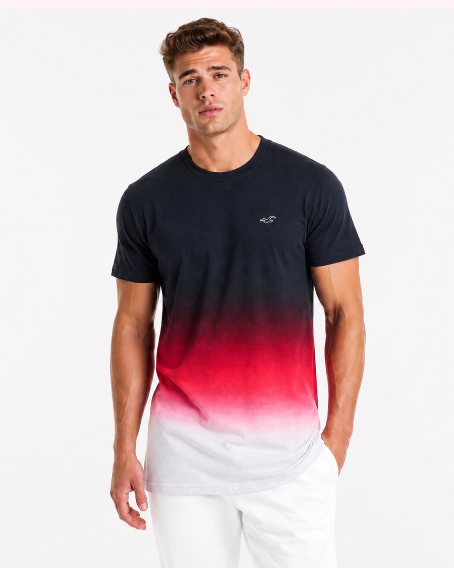تيشيرت Hollister Graphic Cotton Crew | اوريجينال مستورد من أمريكا 🇺🇸