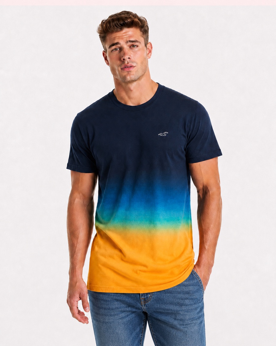 تيشيرت Hollister Graphic Cotton Crew | اوريجينال مستورد من أمريكا 🇺🇸
