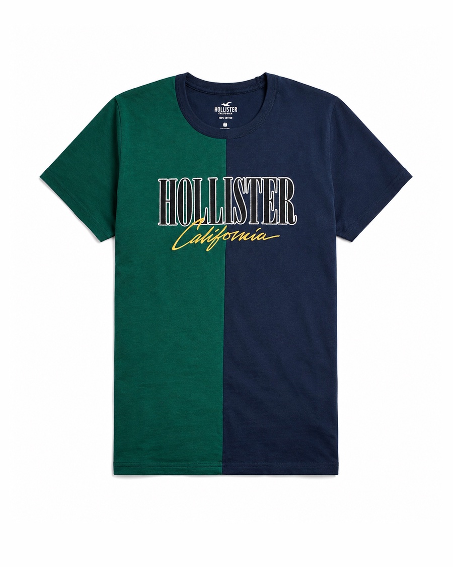 تيشيرت Hollister Graphic Cotton Crew | اوريجينال مستورد من أمريكا 🇺🇸