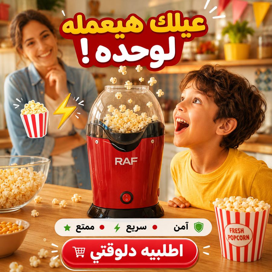 جهاز صنع الفشار الكهربائي RAF R.9012