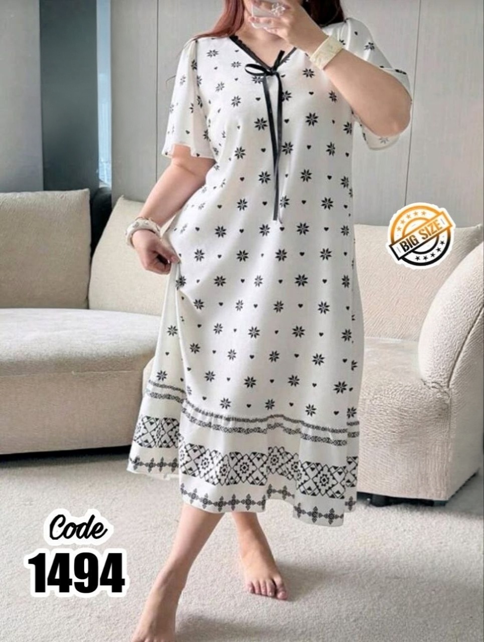 Sublimation Cotton Dress
