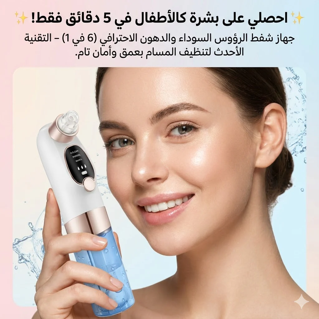جهاز تنظيف البشرة المائي 💧